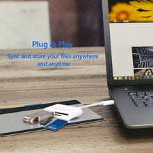 Load image into Gallery viewer, NK103TC 3 in 1 USB-C / Type-C Male to SD + TF + USB Female Camera Reader