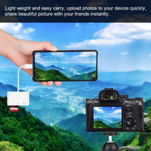 Load image into Gallery viewer, NK103TC 3 in 1 USB-C / Type-C Male to SD + TF + USB Female Camera Reader