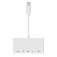 Load image into Gallery viewer, NK-1032TC 5 in 1 USB-C Male to SD / TF / 2xUSB / Type-C Female Adapter