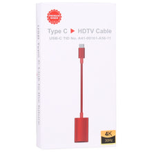 Load image into Gallery viewer, TH001 USB-C / Type-C Male to HDTV Female 4K UHD Adapter