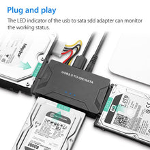 Load image into Gallery viewer, SATA / IDE to USB 3.0 Adapter 2.5 / 3.5 Inch Hard Drive Adapter Cable Converter, US Plug, PC2404, PC2404AU, PC2404EU, PC2404UK