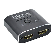 Load image into Gallery viewer, ST0003 2 in 1 Out 8K HDMI Switcher Bi-directional Video Converter, 8K 60Hz Black