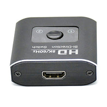 Load image into Gallery viewer, ST0003 2 in 1 Out 8K HDMI Switcher Bi-directional Video Converter, 8K 60Hz Black
