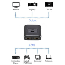 Load image into Gallery viewer, ST0003 2 in 1 Out 8K HDMI Switcher Bi-directional Video Converter, 8K 60Hz Black
