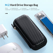 Load image into Gallery viewer, ORICO-M2PH01-BK-BP M.2 Hard Drive EVA Case Storage Bag