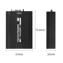 Load image into Gallery viewer, Measy VGA1815 VGA Extender Transmitter and Receiver Converter, POE Single Power Supply, Transmission Distance: 150m, VGA1815