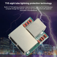 Load image into Gallery viewer, RJ45 to 2 x RJ45 Ethernet Network Coupler Thunder Lightning Protection