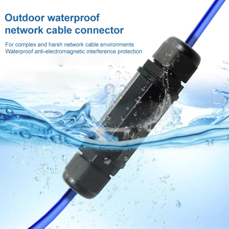 RJ45 Waterproof Connector Double Head Lan Coupler Adapter, RJ45 Waterproof Coupler