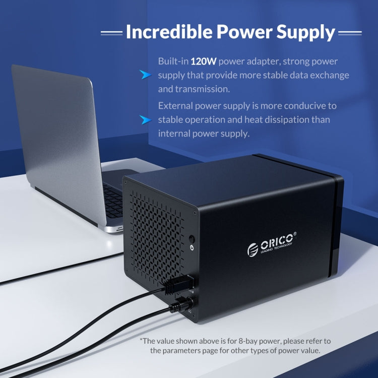 ORICO NS800U3 3.5 inch 8 Bay USB 3.0 Hard Drive Enclosure, NS800U3