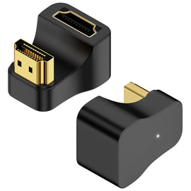 A8K-16 8K HDMI Male to HDMI Female U-bend Adapter, A8K-16