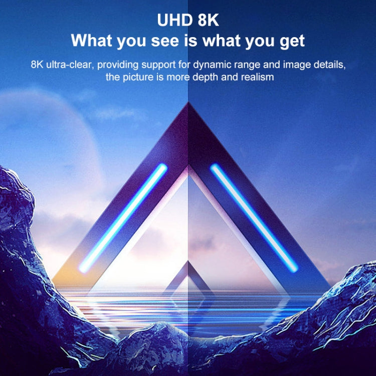 A8K-16 8K HDMI Male to HDMI Female U-bend Adapter, A8K-16