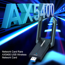 Load image into Gallery viewer, COMFAST 972AX 5400Mbps WiFi6 Free Drive USB Wireless Network Card, CF-972AX