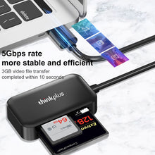 Load image into Gallery viewer, Lenovo thinkplus TC102 USB 3 in 1 Multi-function Card Reader