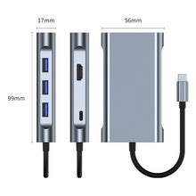Load image into Gallery viewer, BYL-2111 7 in 1 USB-C / Type-C to USB Docking Station HUB Adapter, BYL-2111
