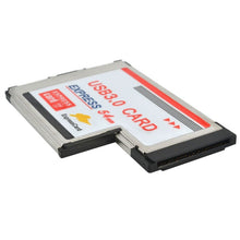 Load image into Gallery viewer, 2 Ports USB 3.0 5Gbps PCI 54mm Slot Express Card for Laptop / Notebook, 54mm