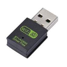 Load image into Gallery viewer, 600M Bluetooth WiFi 2 in- 1 USB Network Adapter WiFi Signal Receiver, 605