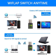 Load image into Gallery viewer, 600M Bluetooth WiFi 2 in- 1 USB Network Adapter WiFi Signal Receiver, 605