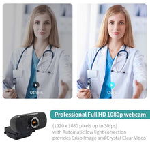 Load image into Gallery viewer, HD-F18 1080P Multi-function HD Camera WebCam with Microphone