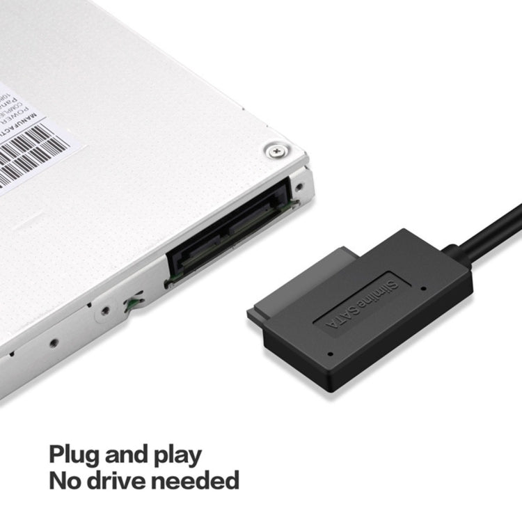 Professional USB 3.0 to 7+6Pin Slimline SATA Cable Adapter Indicator, USB 3.0