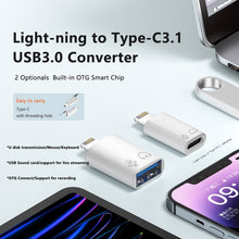 Load image into Gallery viewer, 8 Pin to USB-C / Type-C OTG Adapter, 8 Pin to USB-C / Type-C