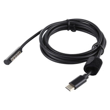 Load image into Gallery viewer, USB-C / Type-C Power Supply PD 65W Fast Charging Cable for Microsoft Surface Pro 2, Cable Length: 1.5m