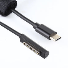 Load image into Gallery viewer, USB-C / Type-C Power Supply PD 65W Fast Charging Cable for Microsoft Surface Pro 2, Cable Length: 1.5m