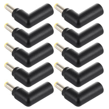 Load image into Gallery viewer, 10 PCS 4.5 x 3.0mm Female to 5.5 x 2.5mm Male Plug Elbow Adapter Connector, 4.5x3.0mm to 5.5x2.5mm