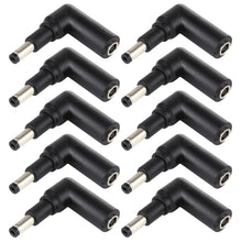 Load image into Gallery viewer, 10 PCS 4.5 x 3.0mm Female to 4.8 x 1.7mm Male Plug Elbow Adapter Connector, 4.5x3.0mm to 4.8x1.7mm