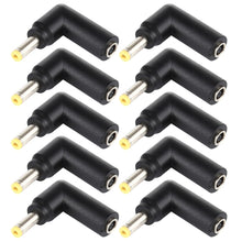 Load image into Gallery viewer, 10 PCS 4.5 x 3.0mm Female to 4.0 x 1.7mm Male Plug Elbow Adapter Connector, 4.5x3.0mm to 4.0x1.7mm