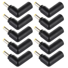 Load image into Gallery viewer, 10 PCS 4.5 x 3.0mm Female to 4.0 x 1.7mm Male Plug Elbow Adapter Connector, 4.5x3.0mm to 4.0x1.7mm