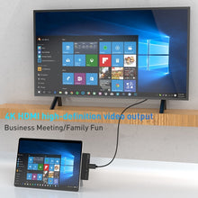 Load image into Gallery viewer, Rocketek SHX6 Multifunctional Dual Type-C Ports Expansion Dock HUB Adapter with LAN, SHX6