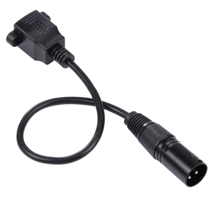 3-pin XLR Male to RJ45 Female Ethernet LAN Network Extension Cable, Cable Length: 30cm, 3-pin XLR Male to RJ45 Female