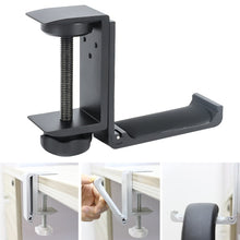Load image into Gallery viewer, Desktop Lock Clip Type Metal Foldable Headset Stand Display Hanger, Desktop Lock Clip Type