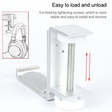 Load image into Gallery viewer, Desktop Lock Clip Type Metal Foldable Headset Stand Display Hanger, Desktop Lock Clip Type