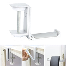 Load image into Gallery viewer, Desktop Lock Clip Type Metal Foldable Headset Stand Display Hanger, Desktop Lock Clip Type