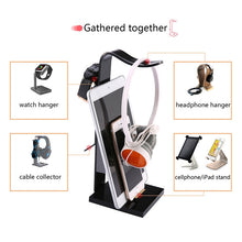 Load image into Gallery viewer, 0218 Acrylic Phones / Tablet PCs Universal Holder Multifunction Headset Stand Display Hanger