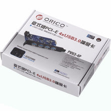 Load image into Gallery viewer, ORICO PVU3-4P 4 Ports USB3.0 PCI Express Card for Desktop, 4 Ports USB3.0