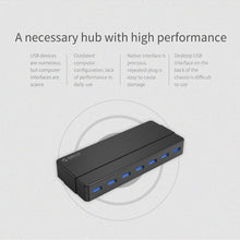 Load image into Gallery viewer, ORICO H7928-U3 ABS Material Desktop 7 Ports USB 3.0 HUB with 1m Cable, USB 3.0