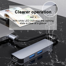 Load image into Gallery viewer, 2011N 3 In 1 USB 3.0 x2 + HDMI Multi-function Type-C / USB-C HUB Docking Station, 2011N USB 3.0 x2 + HDMI
