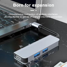 Load image into Gallery viewer, 2011N 3 In 1 USB 3.0 x2 + HDMI Multi-function Type-C / USB-C HUB Docking Station, 2011N USB 3.0 x2 + HDMI
