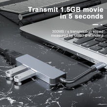 Load image into Gallery viewer, 2011N 3 In 1 USB 3.0 x2 + HDMI Multi-function Type-C / USB-C HUB Docking Station, 2011N USB 3.0 x2 + HDMI