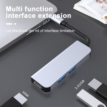 Load image into Gallery viewer, 2011N 3 In 1 USB 3.0 x2 + HDMI Multi-function Type-C / USB-C HUB Docking Station, 2011N USB 3.0 x2 + HDMI