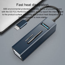 Load image into Gallery viewer, 15101 5 in 1 USB3.0 to 3 x USB + SD / TF Card Reader HUB Adapter, USB3.0