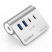 Load image into Gallery viewer, ORICO M3CU2 Aluminum Alloy 4-Port Type-C And USB 3.2 Gen2 10Gbps HUB, M3CU2
