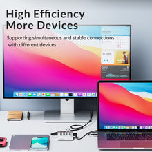 Load image into Gallery viewer, ORICO M3CU2 Aluminum Alloy 4-Port Type-C And USB 3.2 Gen2 10Gbps HUB, M3CU2