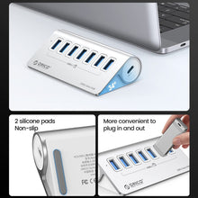 Load image into Gallery viewer, ORICO M3U7 Aluminum Alloy 7-Port USB 3.2 Gen1 5Gbps HUB with 1m Cable, M3U7 1m
