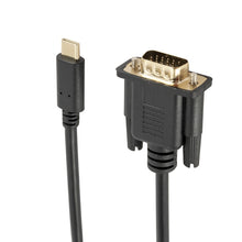 Load image into Gallery viewer, TC026 1.8m 1080P USB-C / Type-C Male to VGA Male Adapter Cable