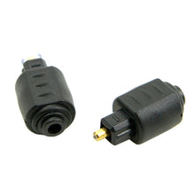 Load image into Gallery viewer, EMK Round Port to Square Port Conversion Head Optical Fiber Adapter Audio Adapter, Round Port to Square Port