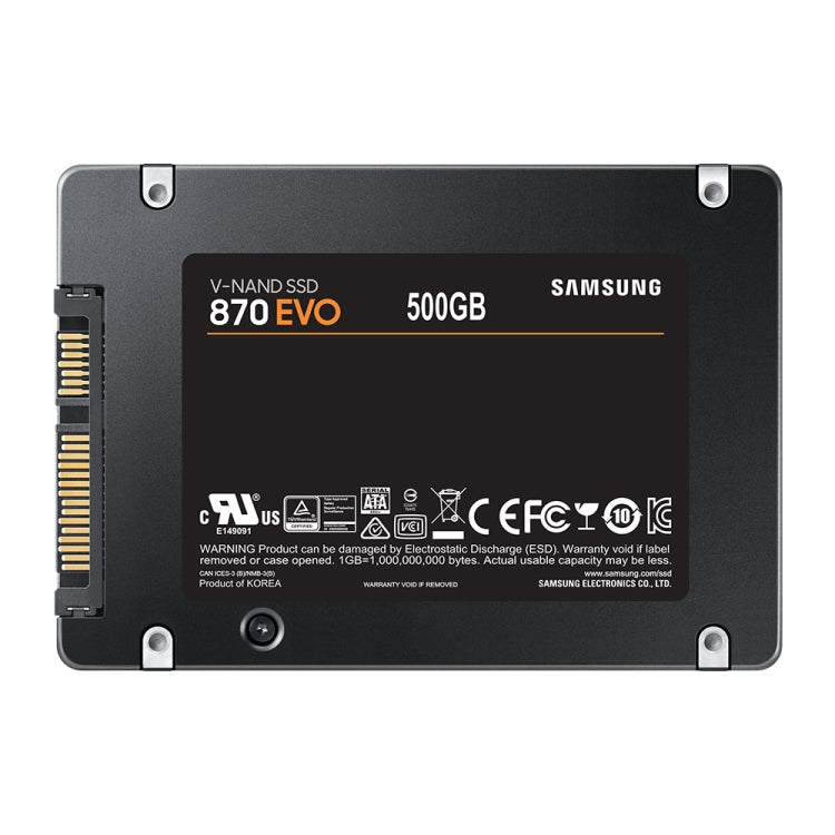 Original Samsung 870 EVO 500GB 2.5 inch SATAIII Solid State Drive