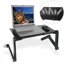 Load image into Gallery viewer, Lengthen Portable 360 Degree Adjustable Foldable Aluminium Alloy Desk Stand for Laptop / Notebook, without CPU Fans &amp; Mouse Pad, without CPU Fans &amp; Mouse Pad